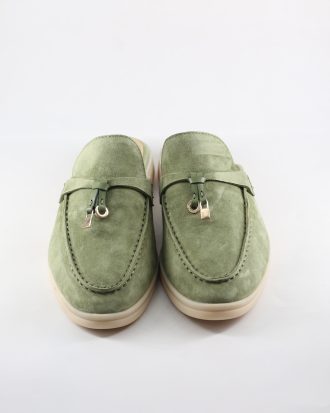 Louis Hilano Women’s Suede Backless Loafers
