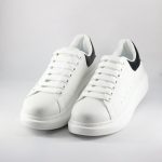 Classic White Sneakers with Black Heel Tab – Unisex
