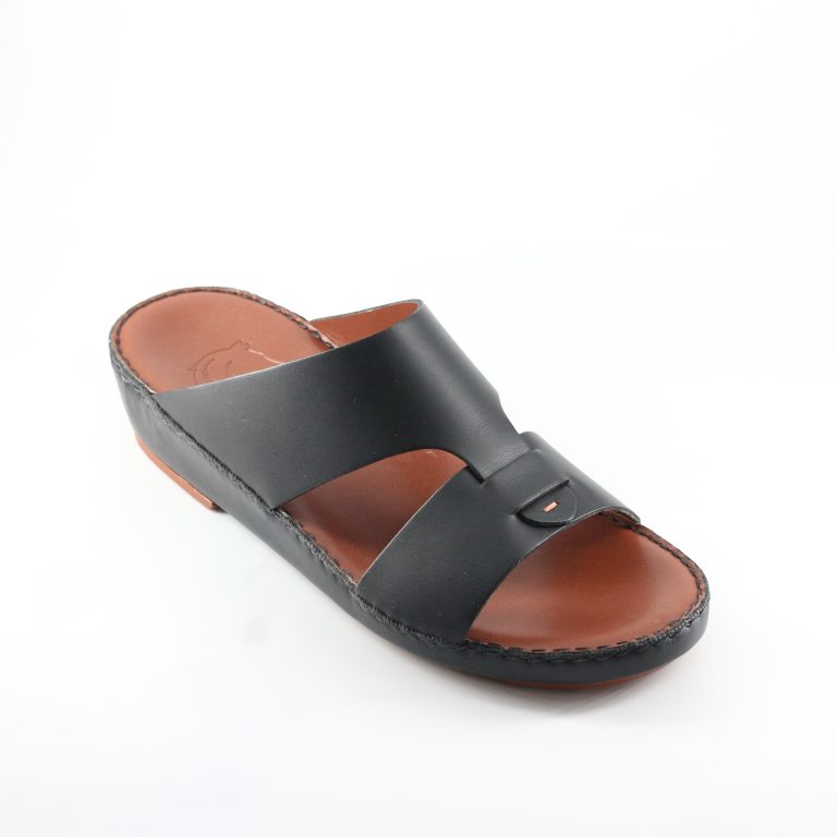 Men’s Genuine Leather Traditional Arabic Sandal - Image 2