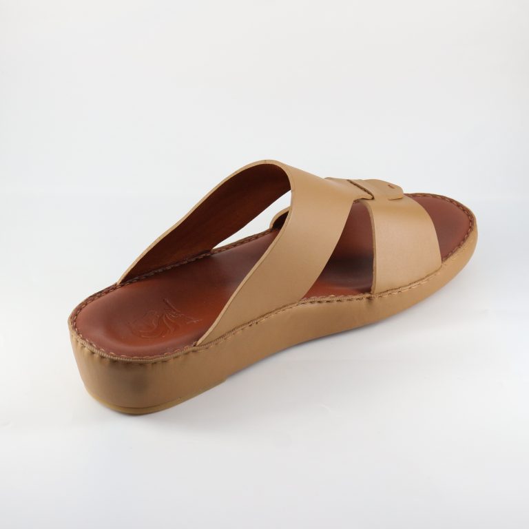 Men’s Genuine Leather Traditional Arabic Sandal - Image 3