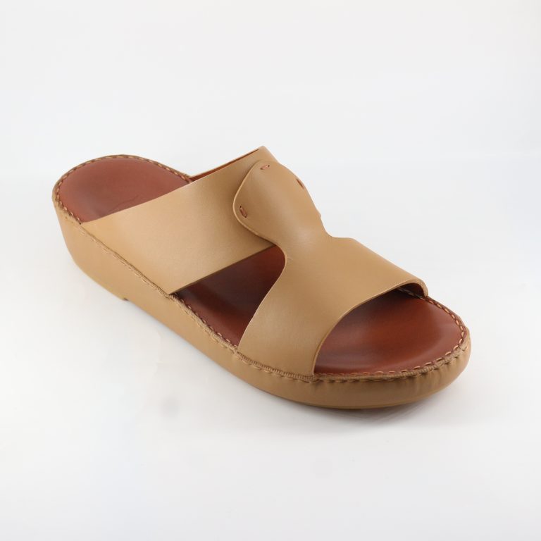Men’s Genuine Leather Traditional Arabic Sandal - Image 2