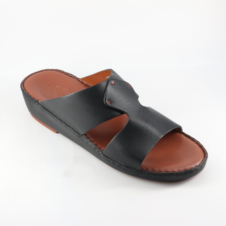 Men’s Genuine Leather Traditional Arabic Sandal - Image 2