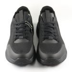 Men’s Black Lightweight Sneakers with Gum Sole