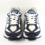 Men’s blue Mesh & Suede Casual Sneaker