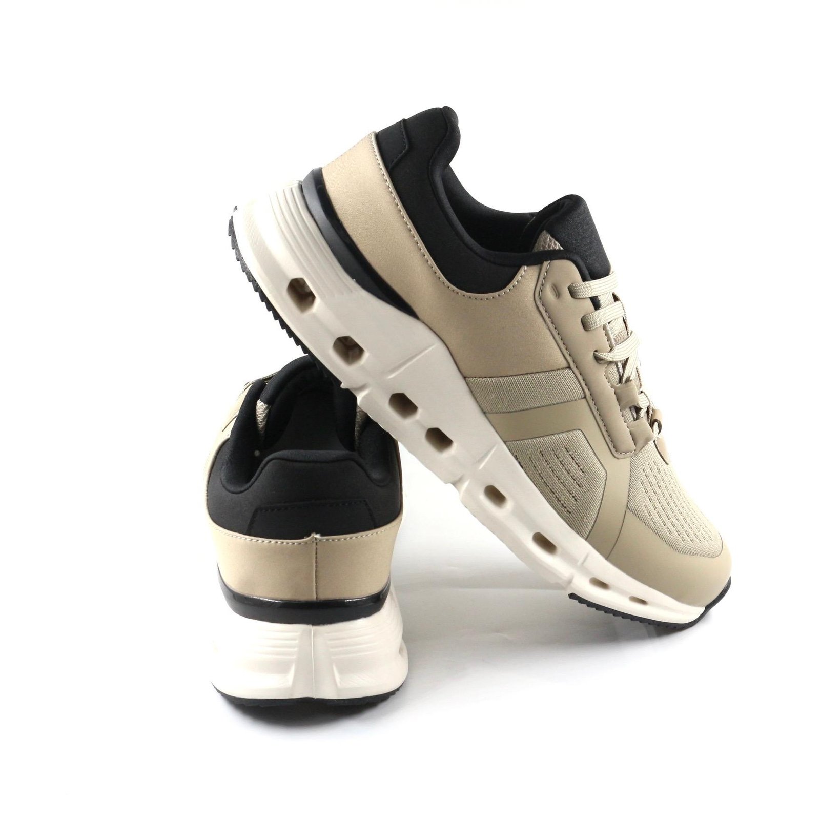 Men’s Casual Beige Sneakers - Image 4